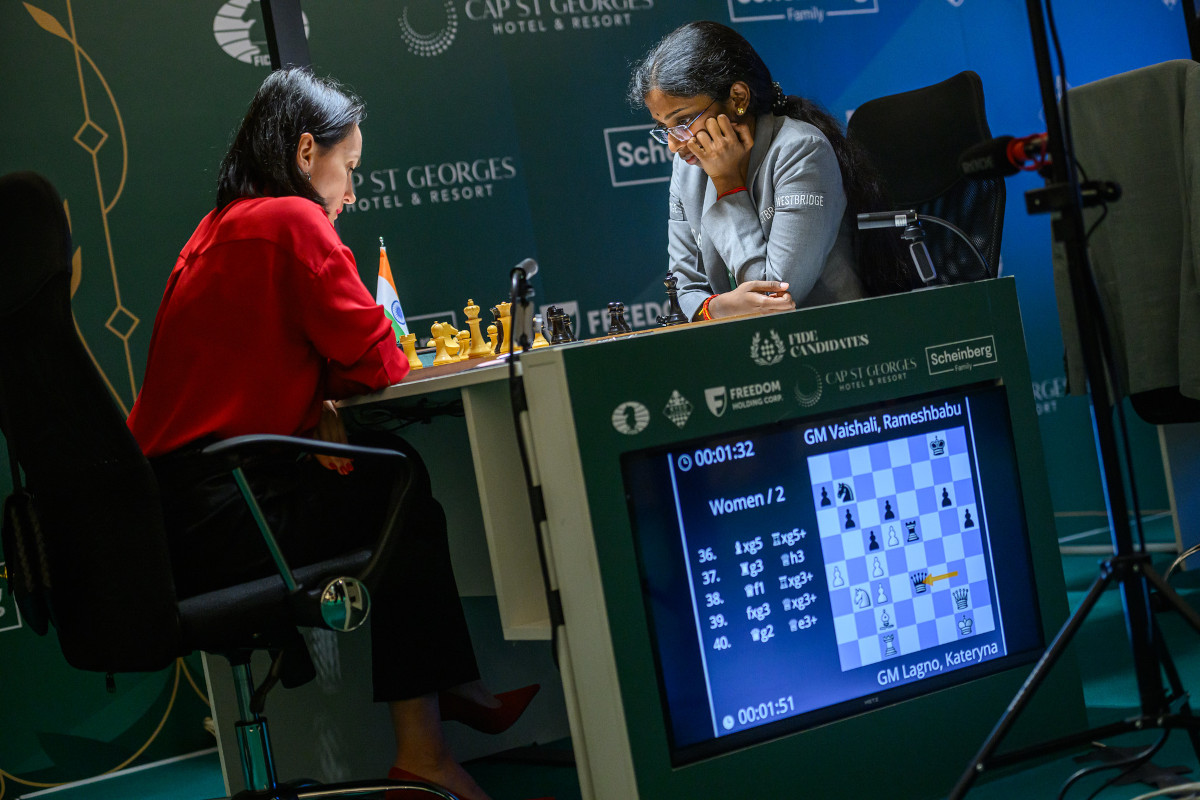 Kateryna Lagno, Vaishali Rameshbabu