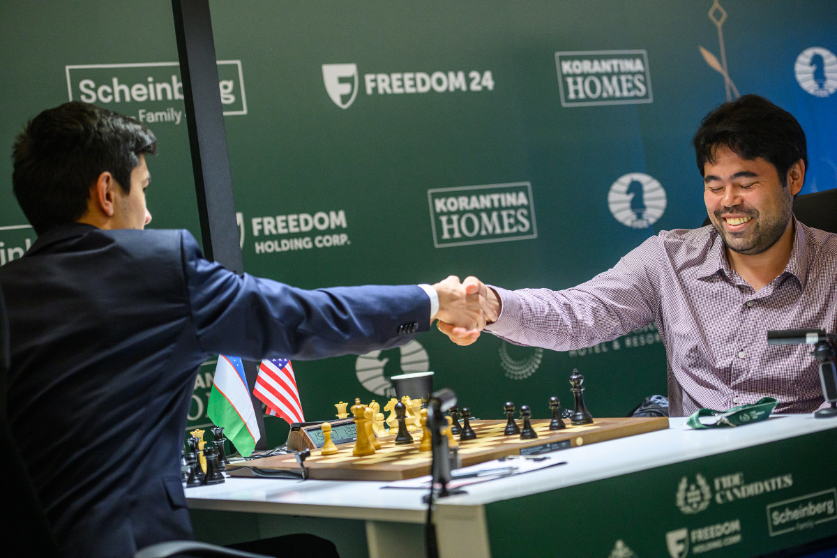 Javokhir Sindarov, Hikaru Nakamura