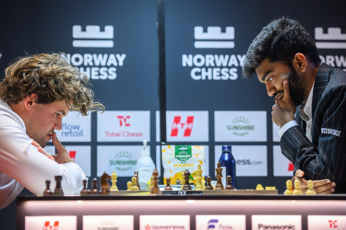 Magnus Carlsen, Gukesh Dommaraju