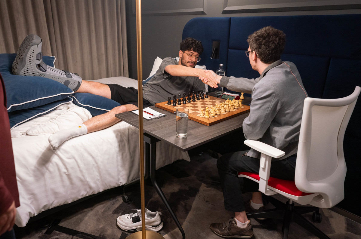 Alireza Firouzja, Fabiano Caruana