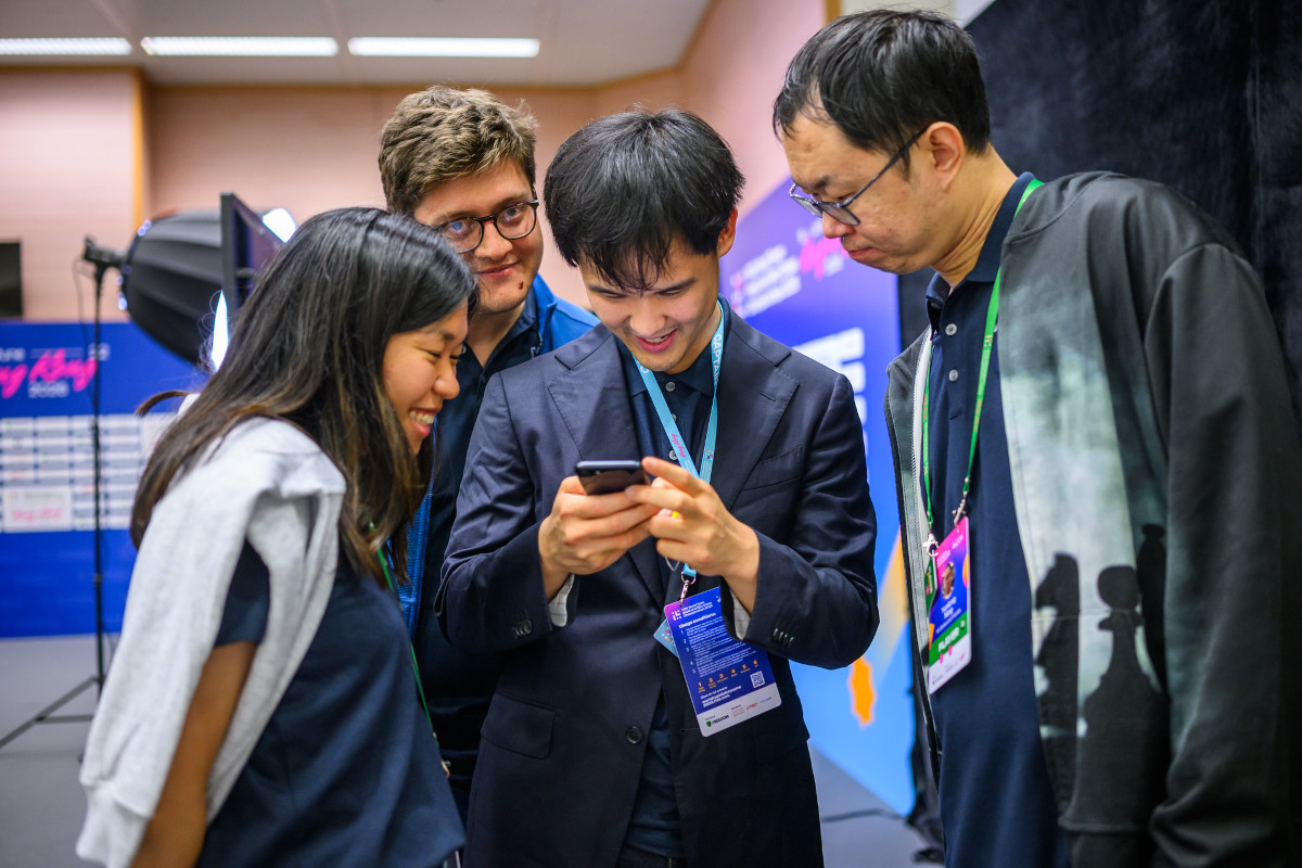 Carissa Yip, Sam Sevian, Awonder Liang, Ning Yunlong