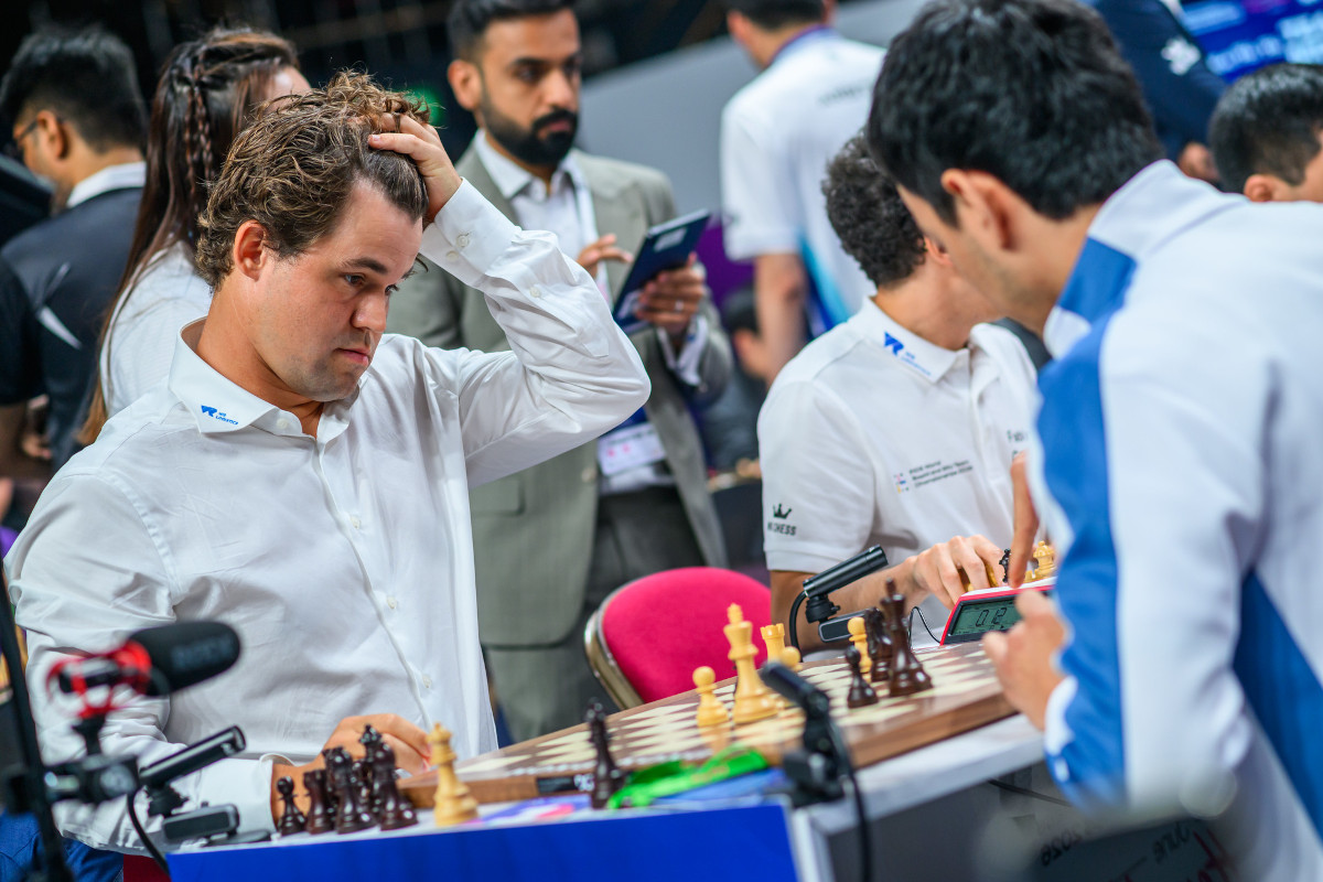 Magnus Carlsen, Nodirbek Abdusattorov