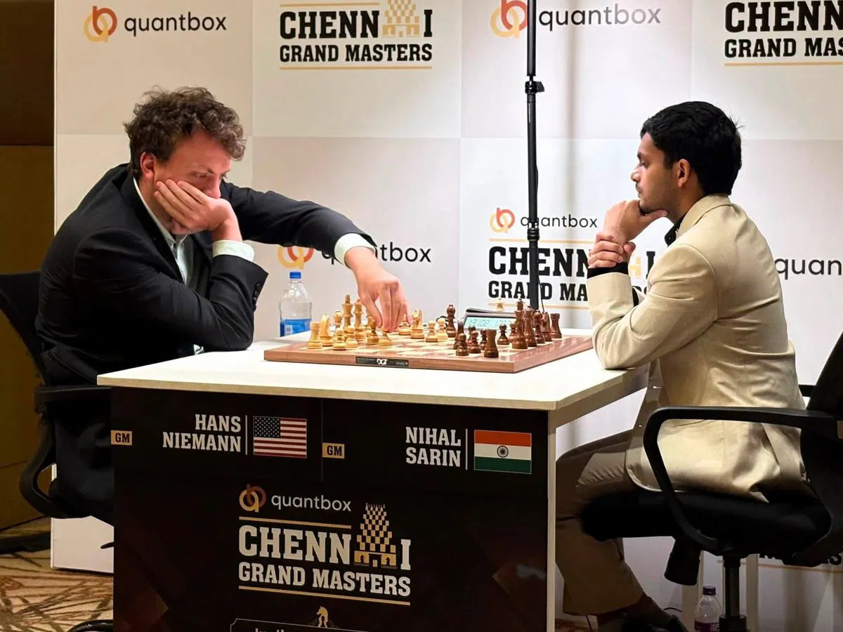 Hans Niemann, Nihal Sarin