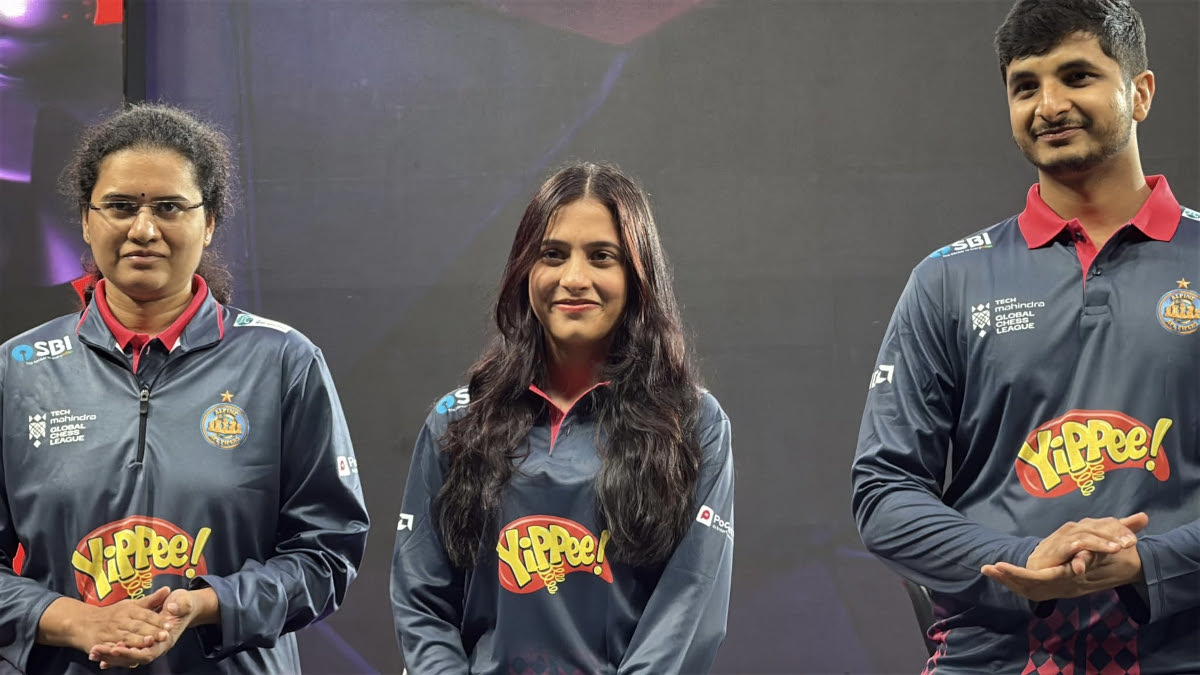 Humpy Koneru, Divya Deshmukh, Vidit Gujrathi