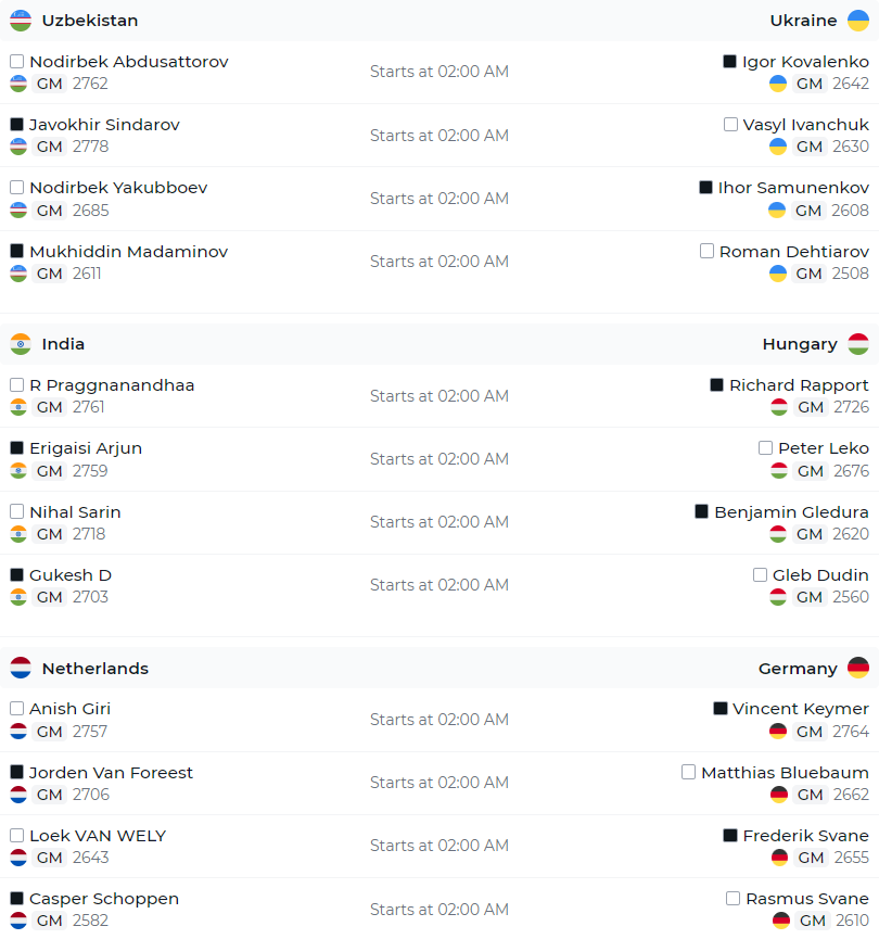 Chess Olympiad 2026