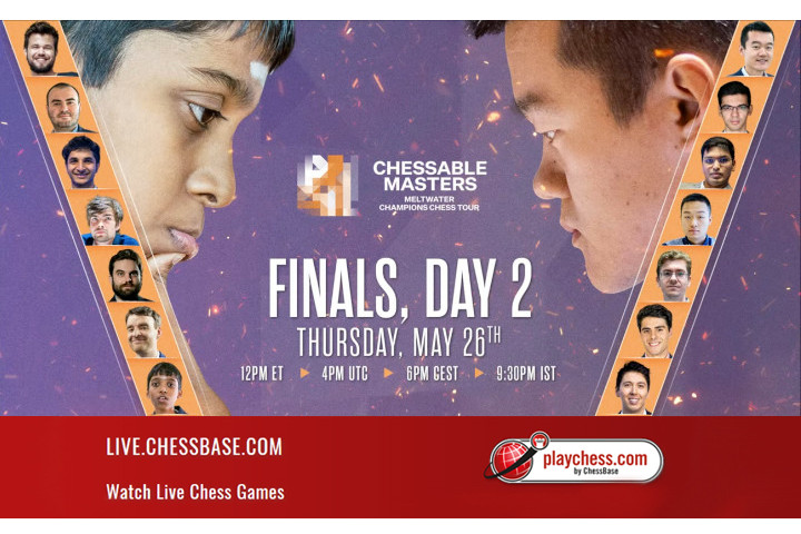 $100,000 Chessable Masters gets underway