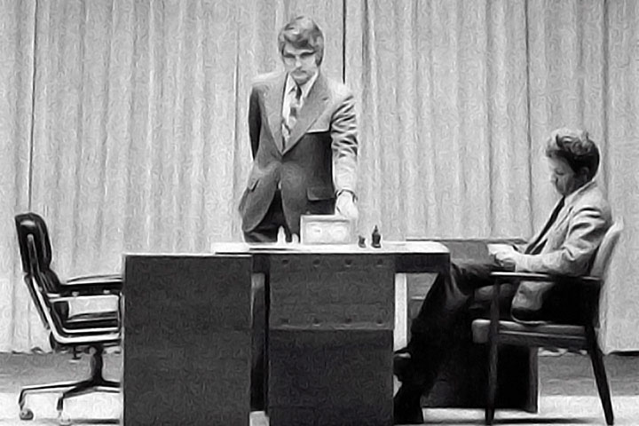 Bobby Fischer speaking during flight to Denmark, en route to Iceland 