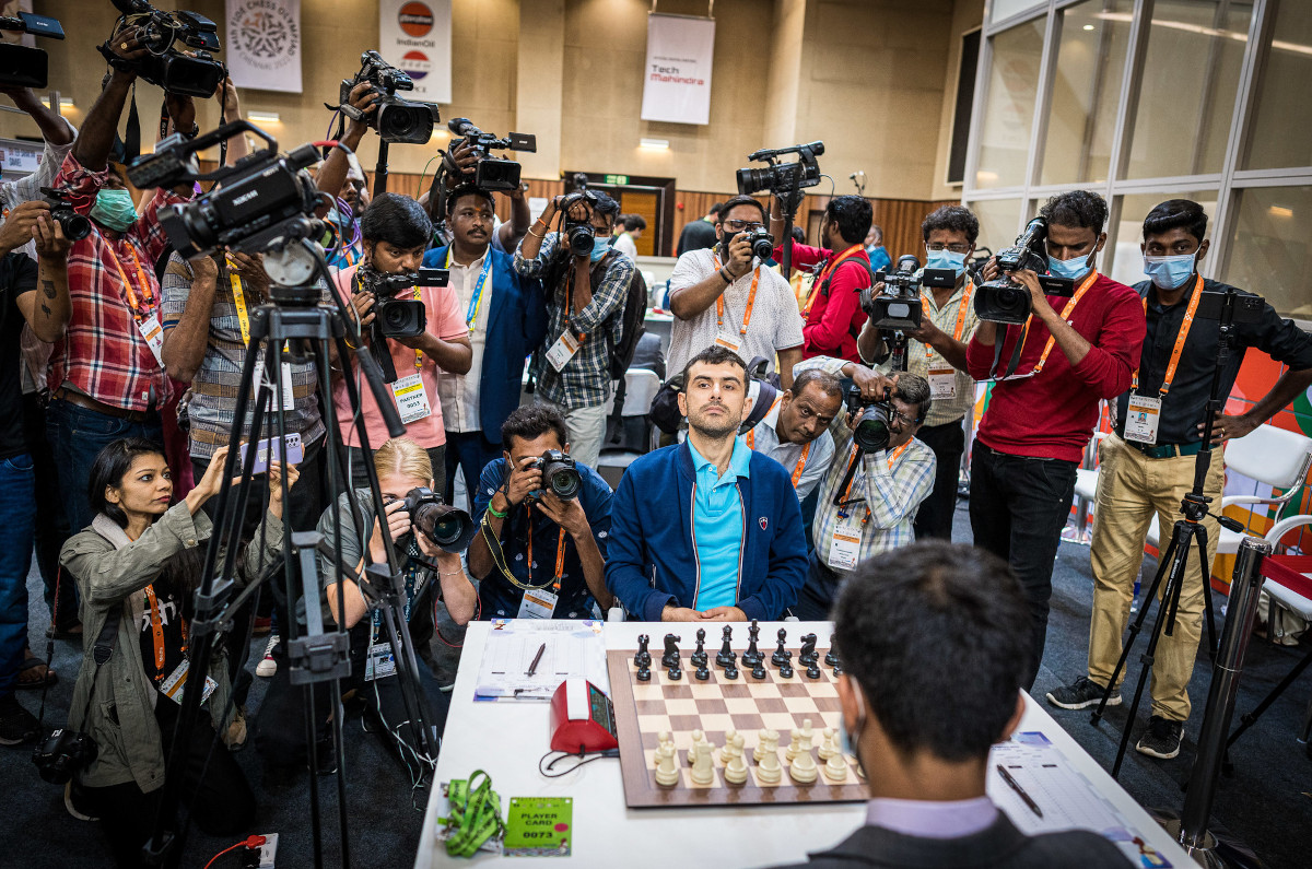 Round 5 Results , Round 6 Pairings and Standings Chess Olympiad 2022 Chennai,  India 