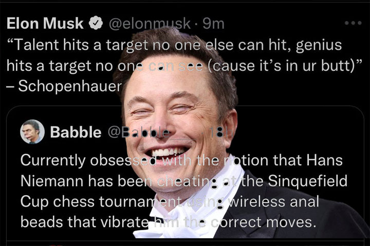 Elon Musk comments on accusations towards Hans Niemann