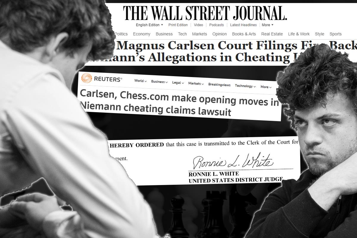 Carlsen: Niemann is Bad in Both Chess and Lawsuits. Dismiss the Case.