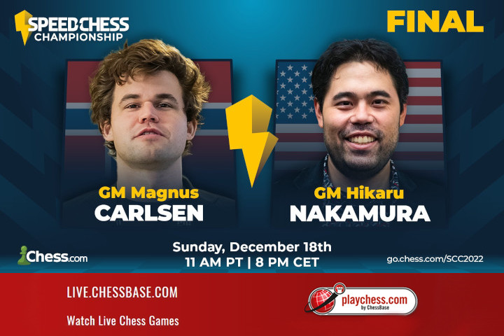 Carlsen denies Nakamura sixth straight Speed Chess title in
