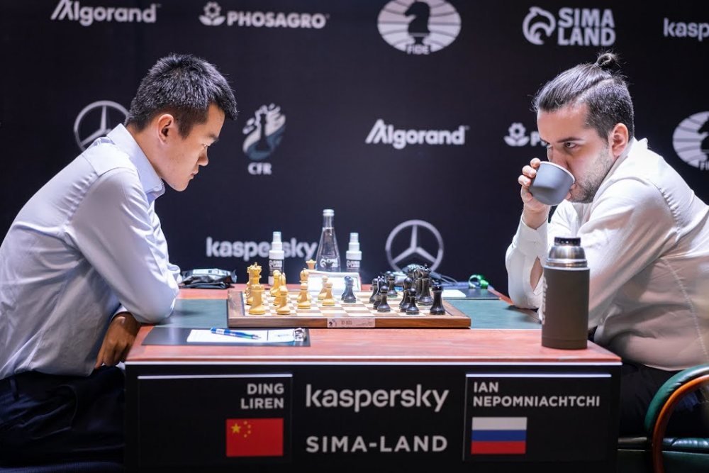 International Chess Federation on X: Game 8: Ding Liren - Ian