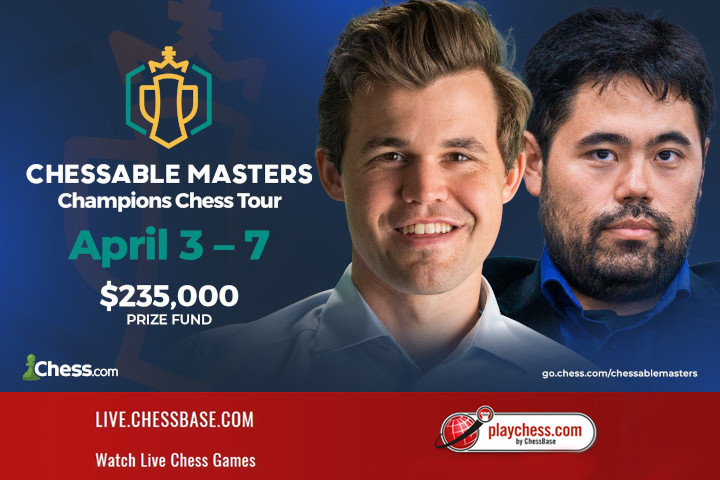 World's Top 6 play the Chessable Masters
