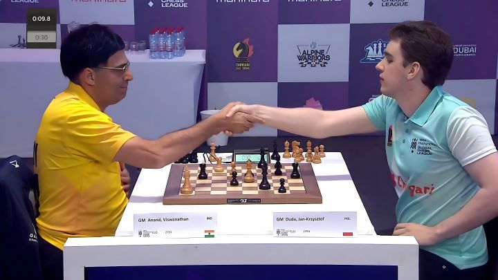 Global Chess League: Competing after nearly eight months, Viswanathan Anand  defeats Duda to seal win for Ganges Grandmasters