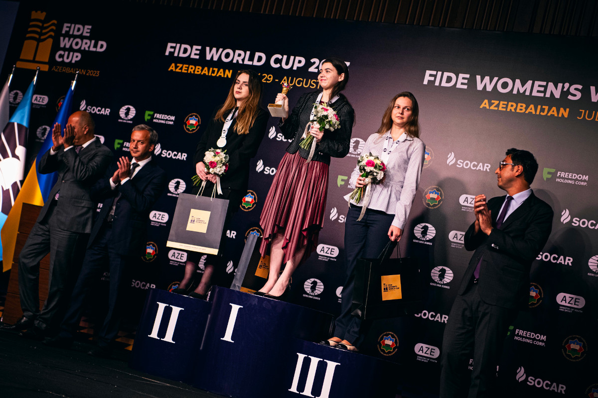 GM Aleksandra Goryachkina wins the 2023 Women's FIDE World Cup