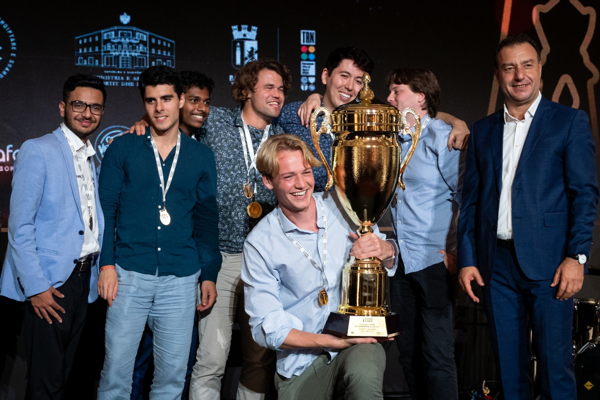 Carlsen’s Offerspill clear winners at European Chess Club Cup ChessBase