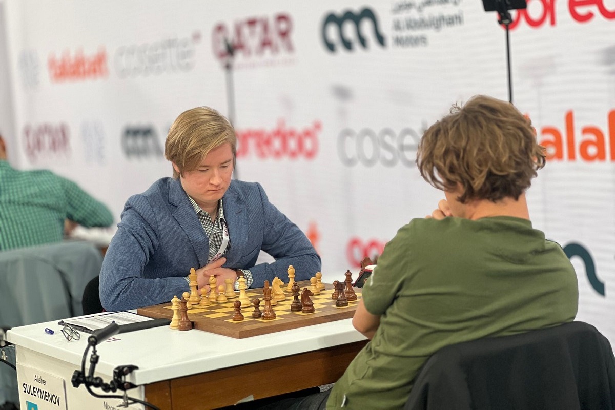 Qatar Masters: Suleymenov crushes Carlsen, Carlsen questions organizers
