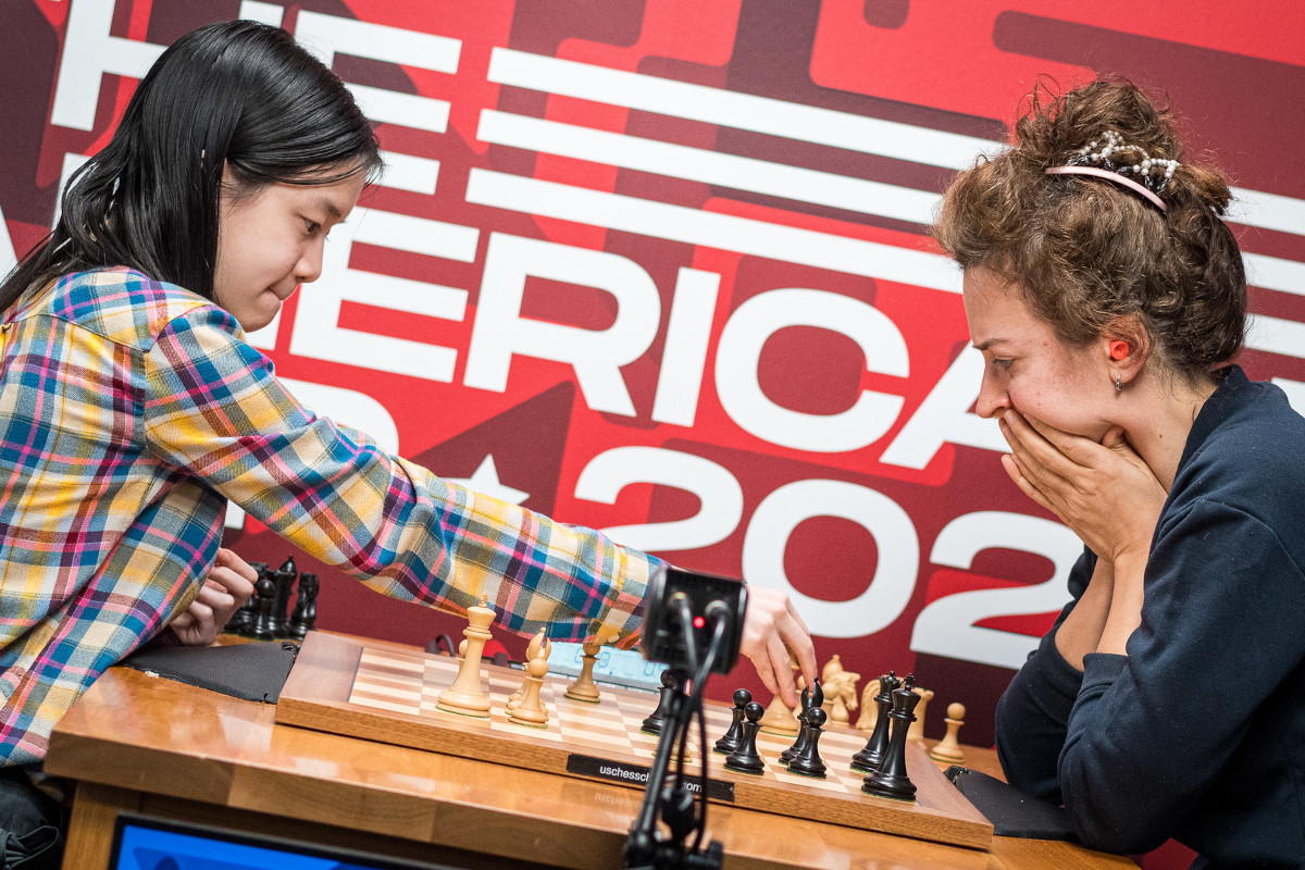 American Cup Lee Takes The Lead Against Krush Chessbase