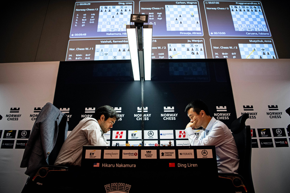 Norway Chess: Ding beats Nakamura, helps Carlsen extend his lead