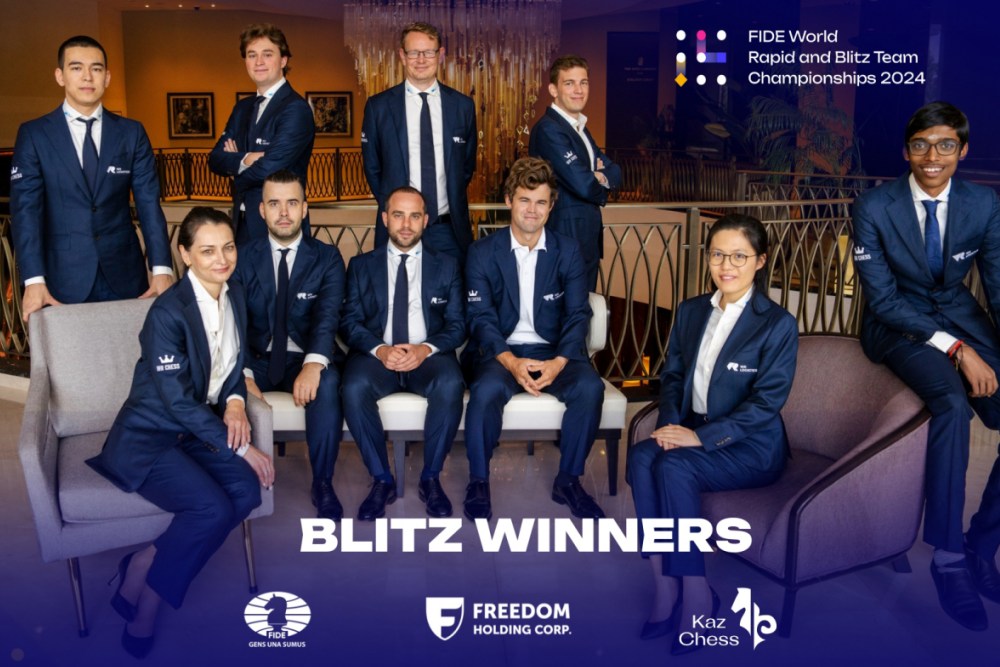 Carlsen's WR Chess grab inaugural World Blitz Team Championship