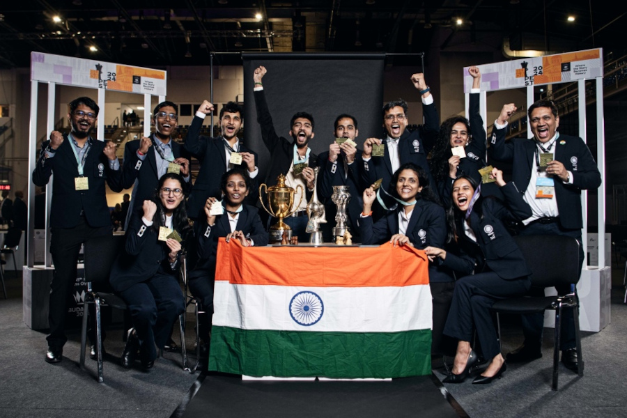 Triumphant moments Celebrating the winners of the Olympiad ChessBase