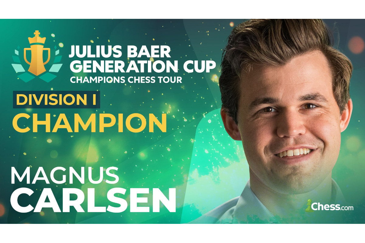 Magnus Carlsen beats Alireza Firouzja to win Julius Baer Generation Cup