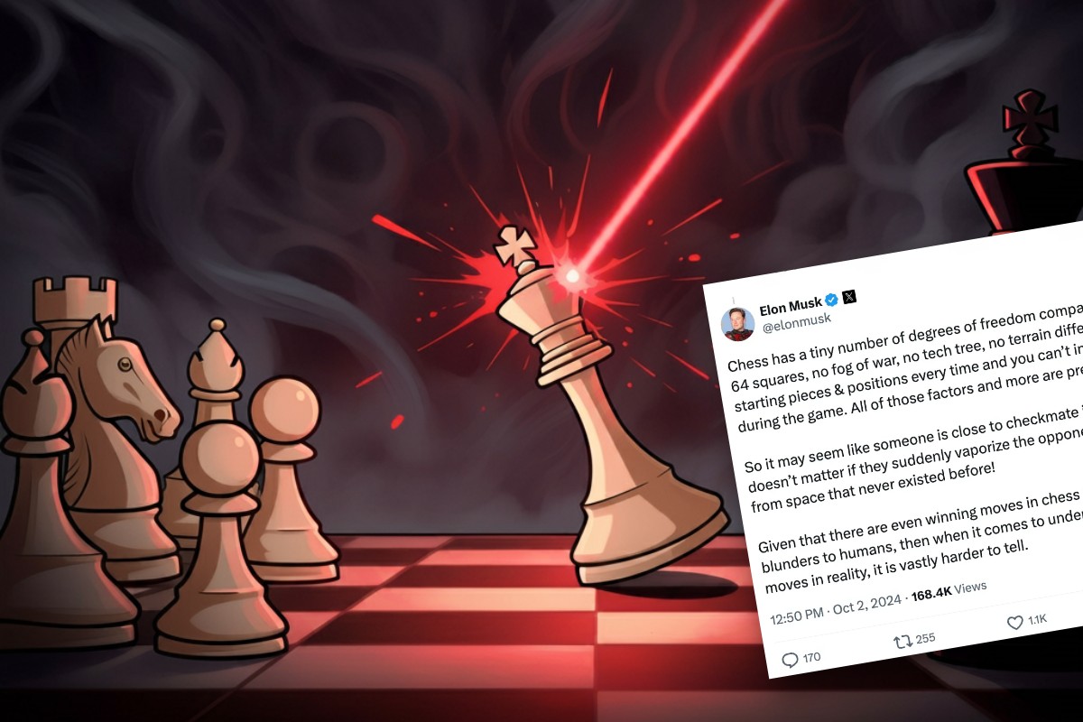 Elon Musk criticizes chess... again!