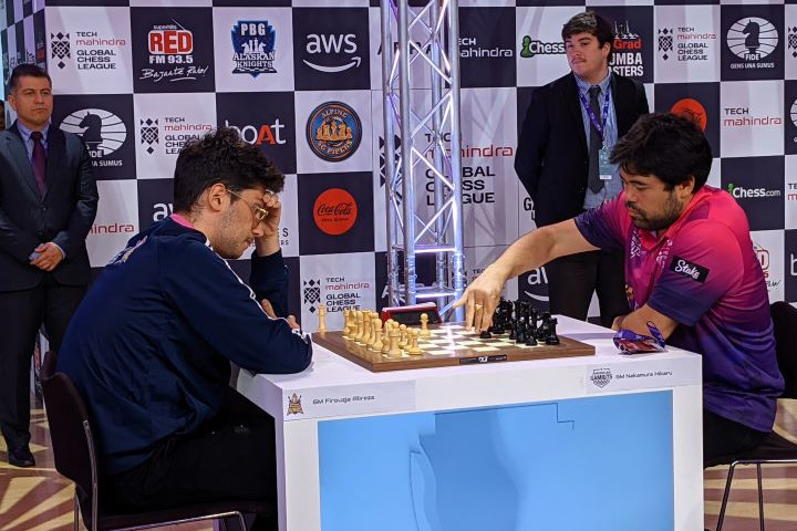 GCL Day 6: Nakamura ends Firouzja's, Carlsen blunders against MVL