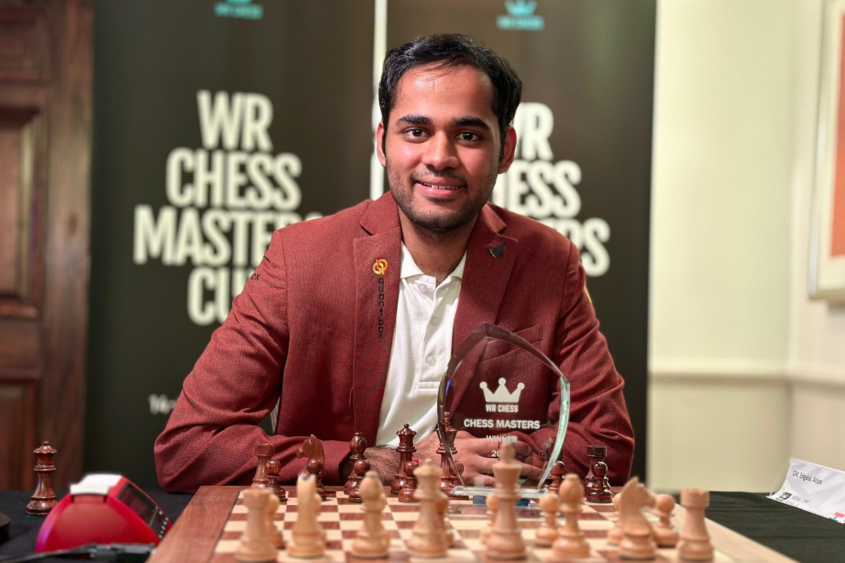 Arjun beats MVL in Armageddon, wins WR Chess Masters Cup