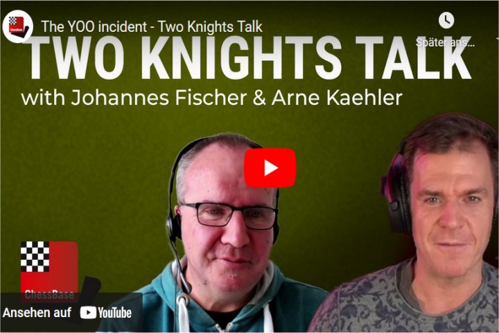 Two knights talk: Arne Kähler and Johannes Fischer discuss current ...
