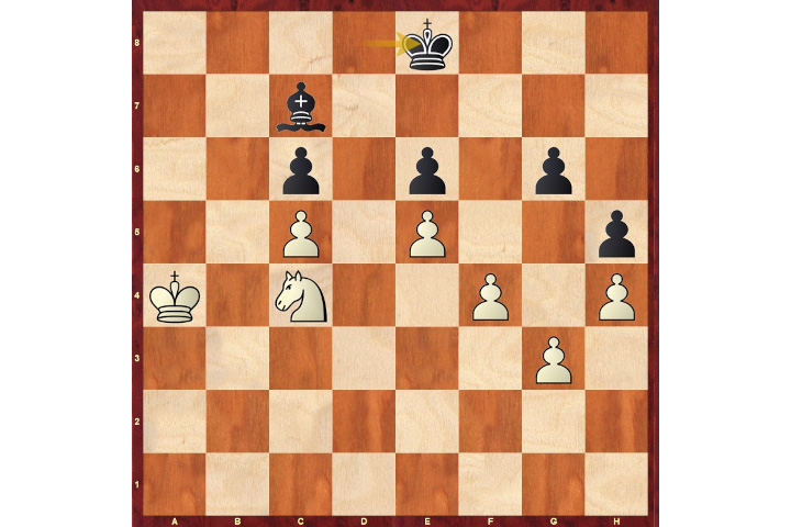The knight blocks the king | ChessBase