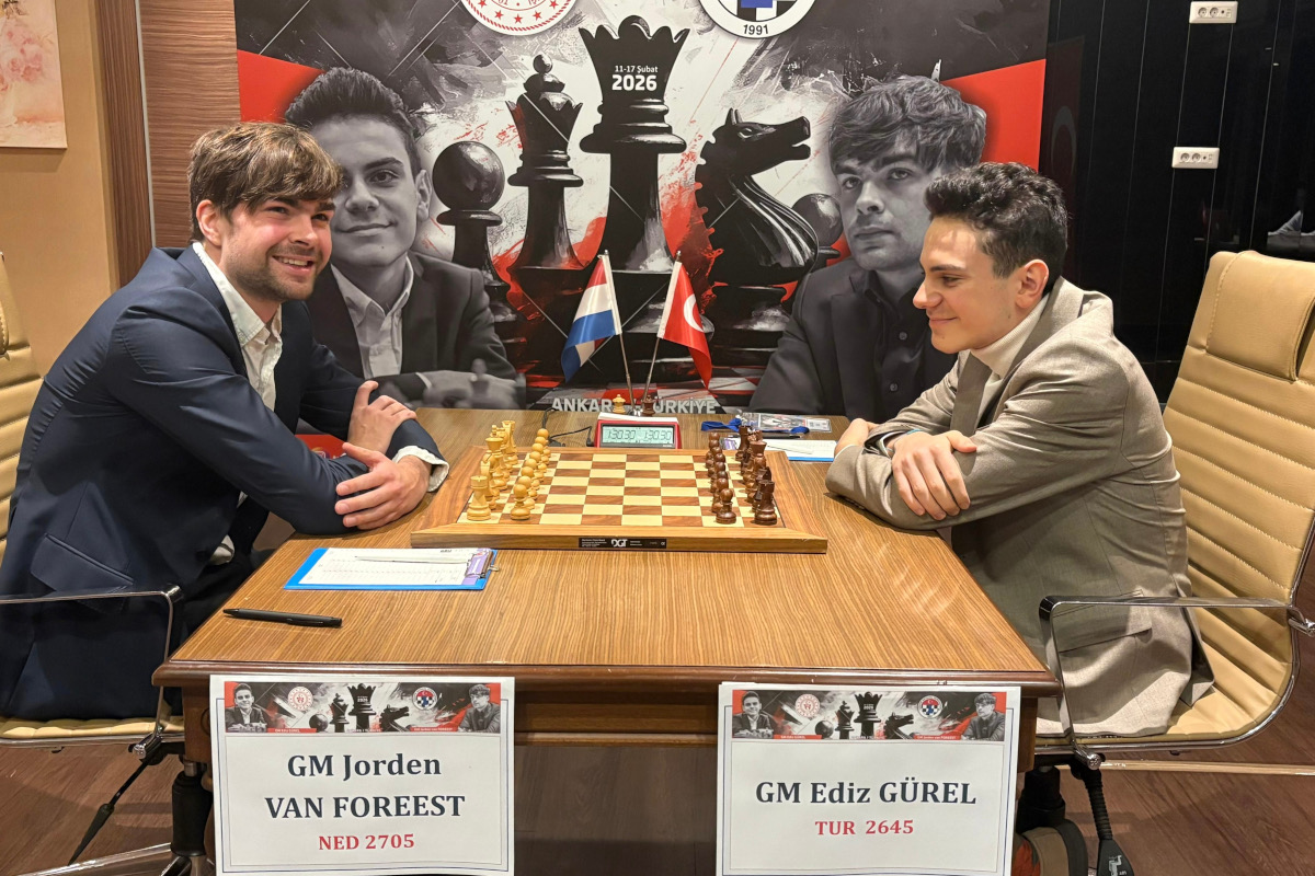 Van Foreest convincingly defeats Gürel in 12-game match played in Ankara