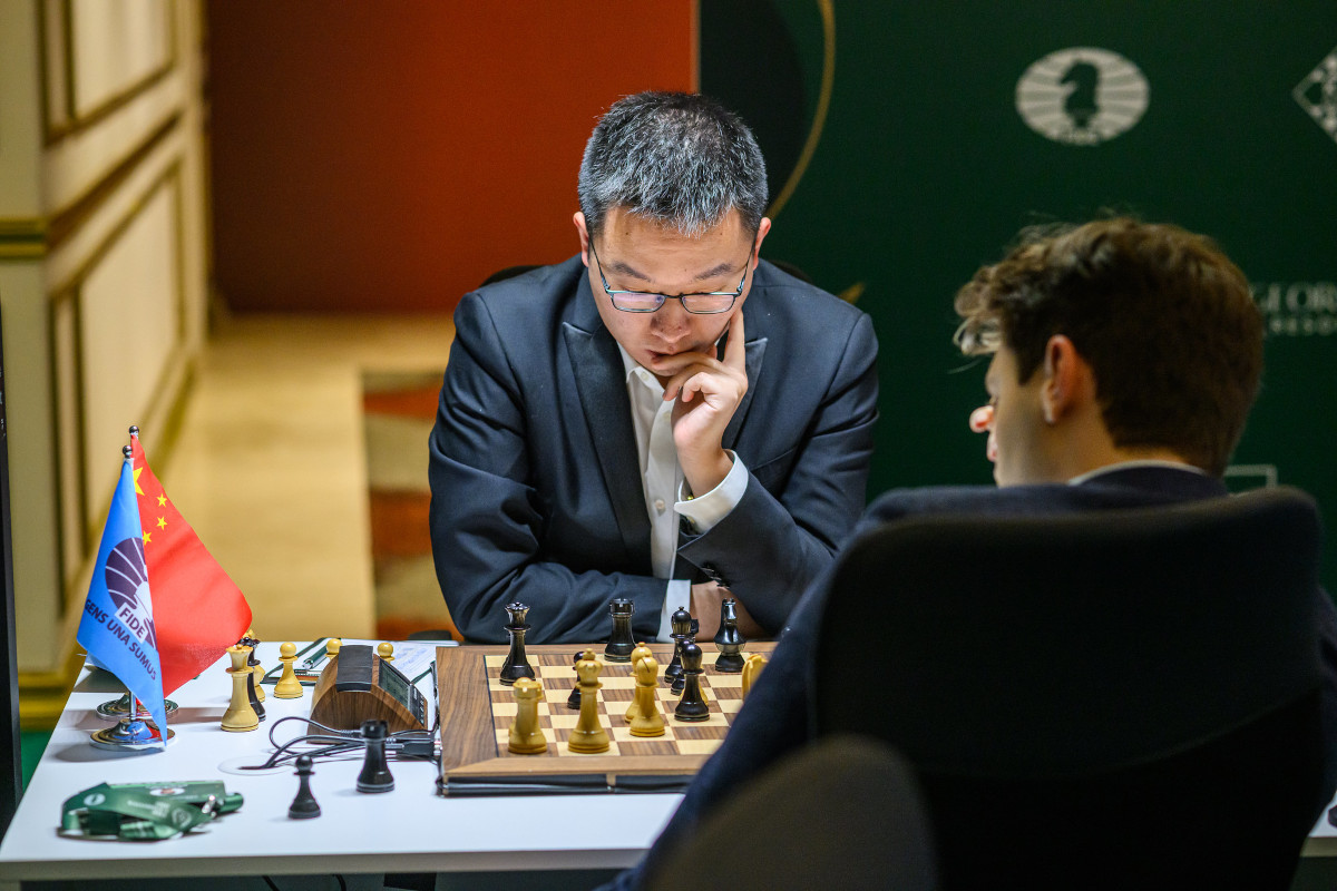 Candidates R7: Wei scores brilliant win, Giri holds Sindarov to a draw