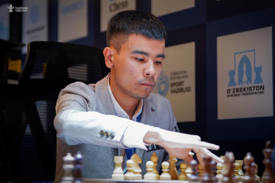 Chess news — UzChess Cup: Vokhidov upsets Nepomniachtchi, grabs the sole lead