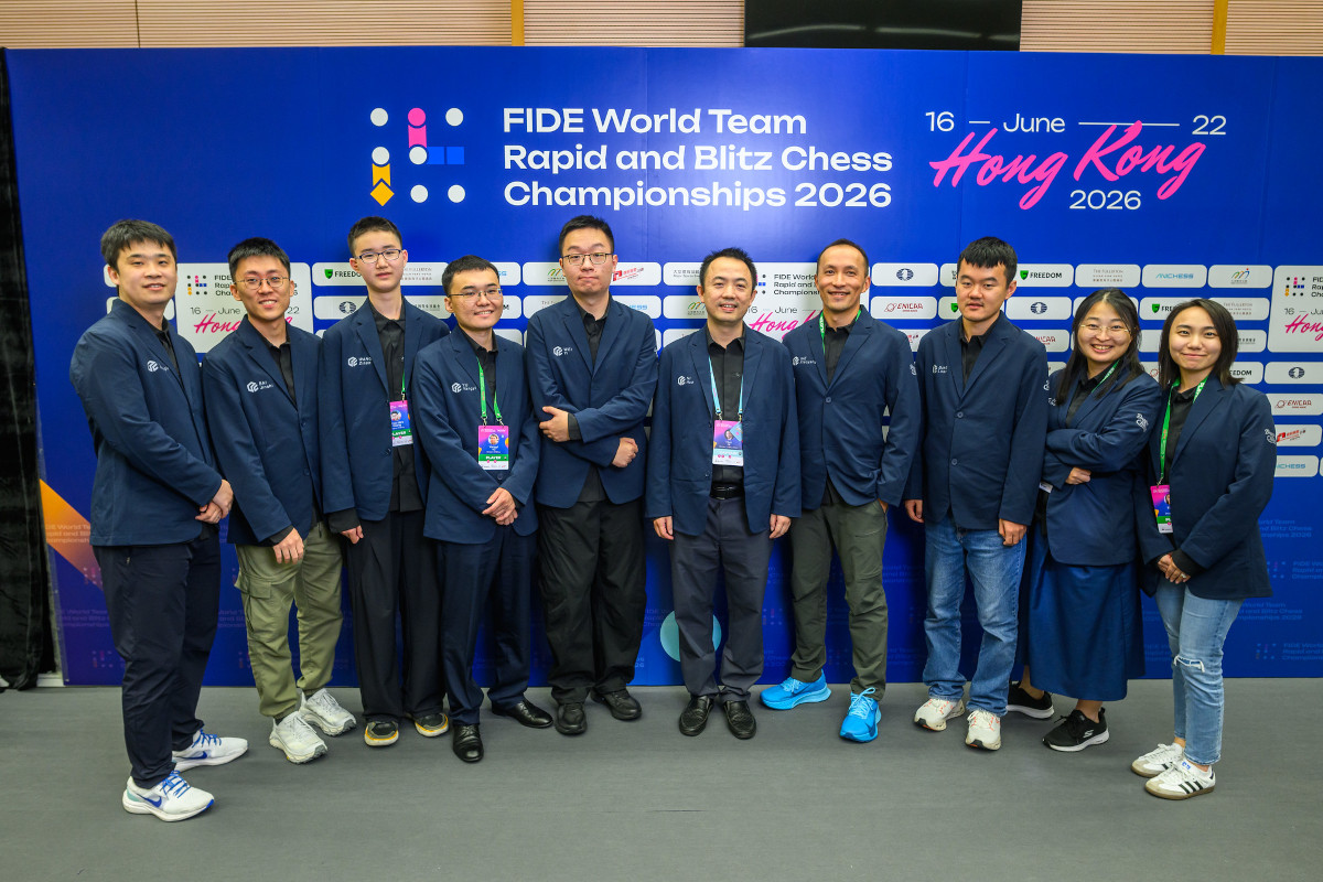 Chess news — Dragon Chilling narrowly win World Team Rapid Championship