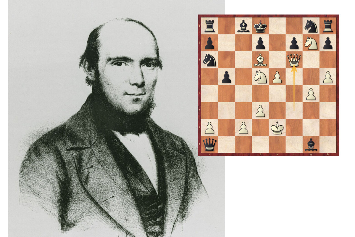 Chess news — 175 years ago: Anderssen's Immortal Game is played in London
