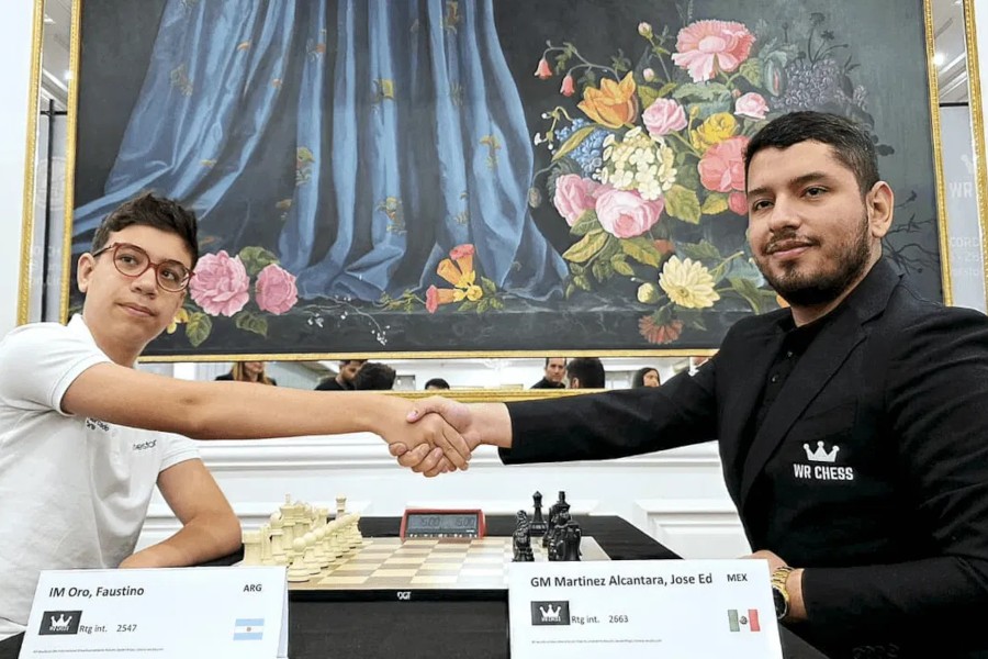 Chess news — Lima: Faustino Oro defeats José Martínez 4-2 in rapid and blitz match
