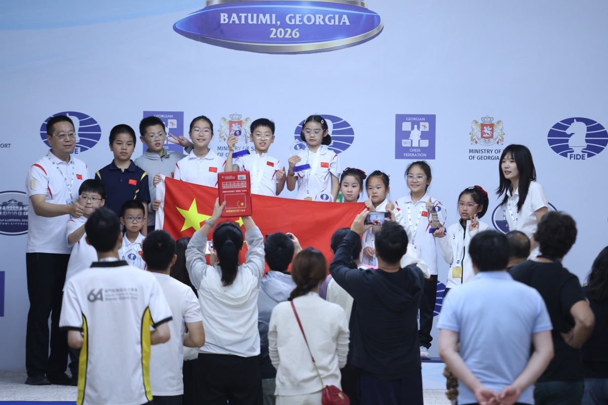 Winners crowned at FIDE World Cup Under 8–12 | ChessBase