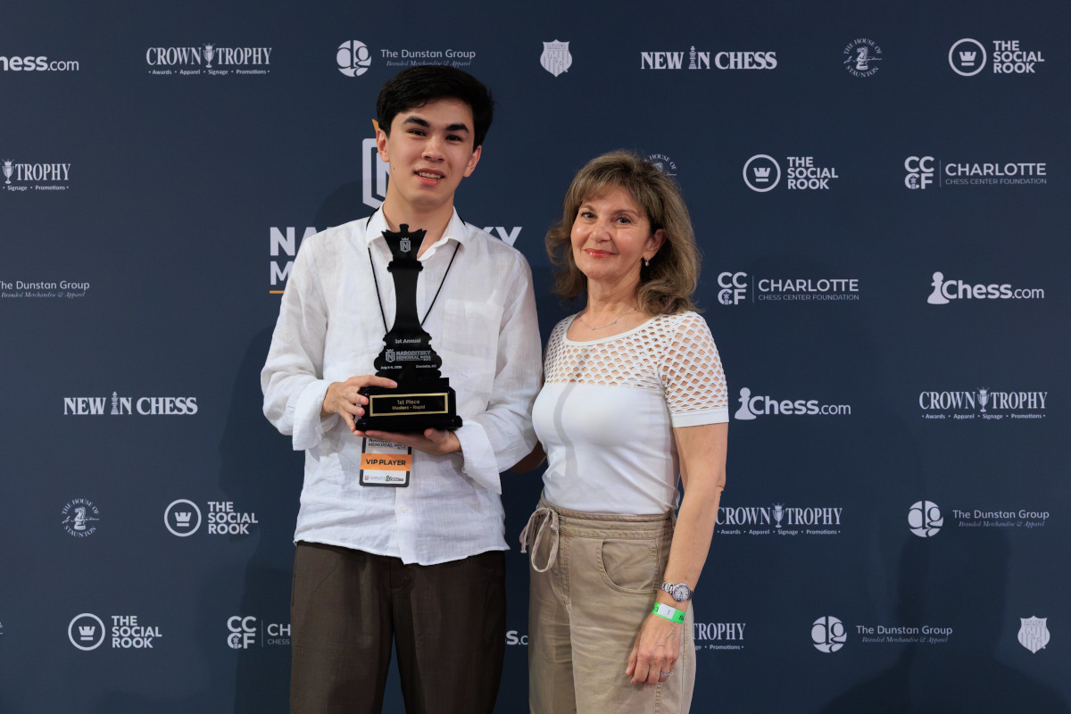 Chess news — Naroditsky Memorial: Javokhir Sindarov wins it all in Charlotte