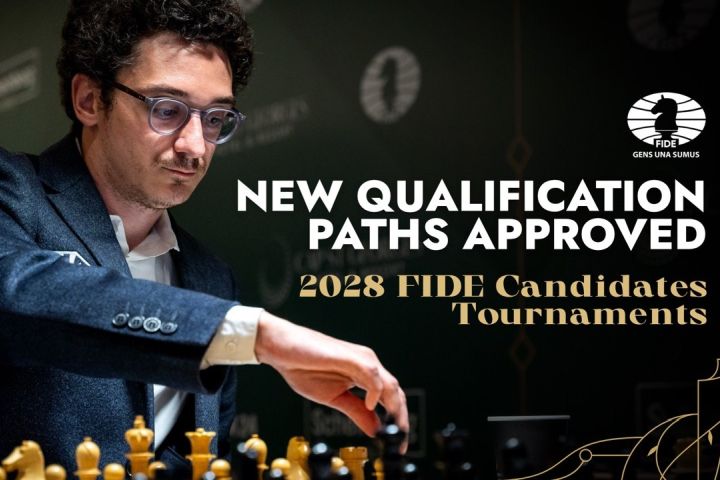 Chess news — Qualification paths for 2028 Candidates: No more rating spot, two places for Total Chess top scorers