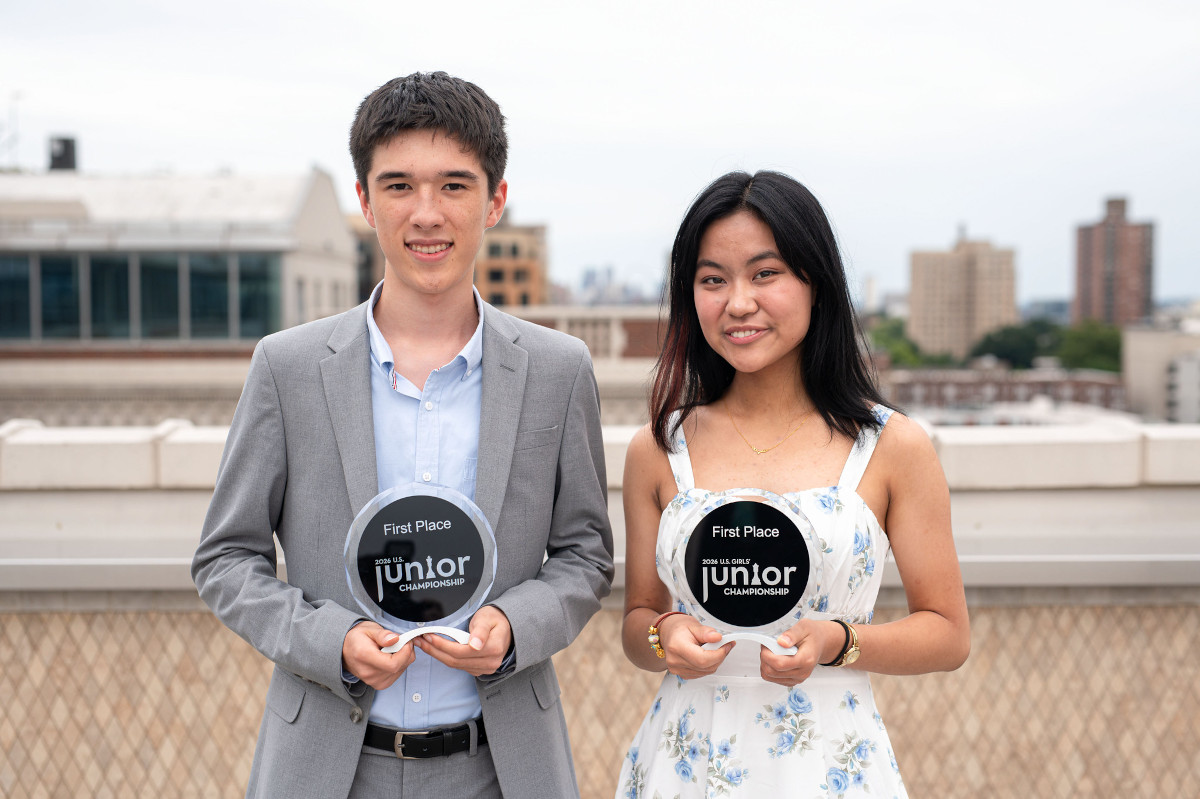 Chess news — Woodward and Tang retain US junior titles with convincing performances