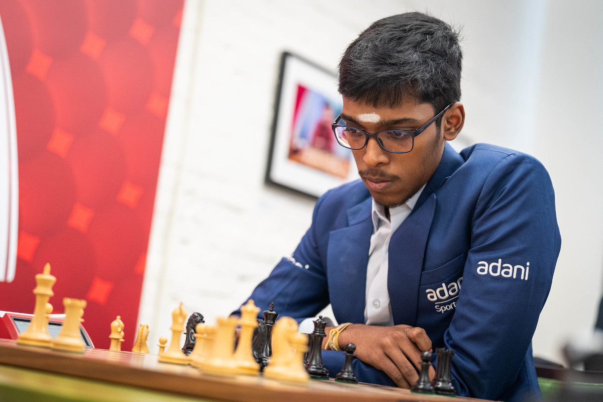 Praggnanandhaa Maintains Lead at Saint Louis Rapid & Blitz