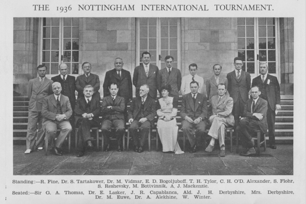 Chess news — Nottingham 1936 : One of the greatest tournaments in chess history