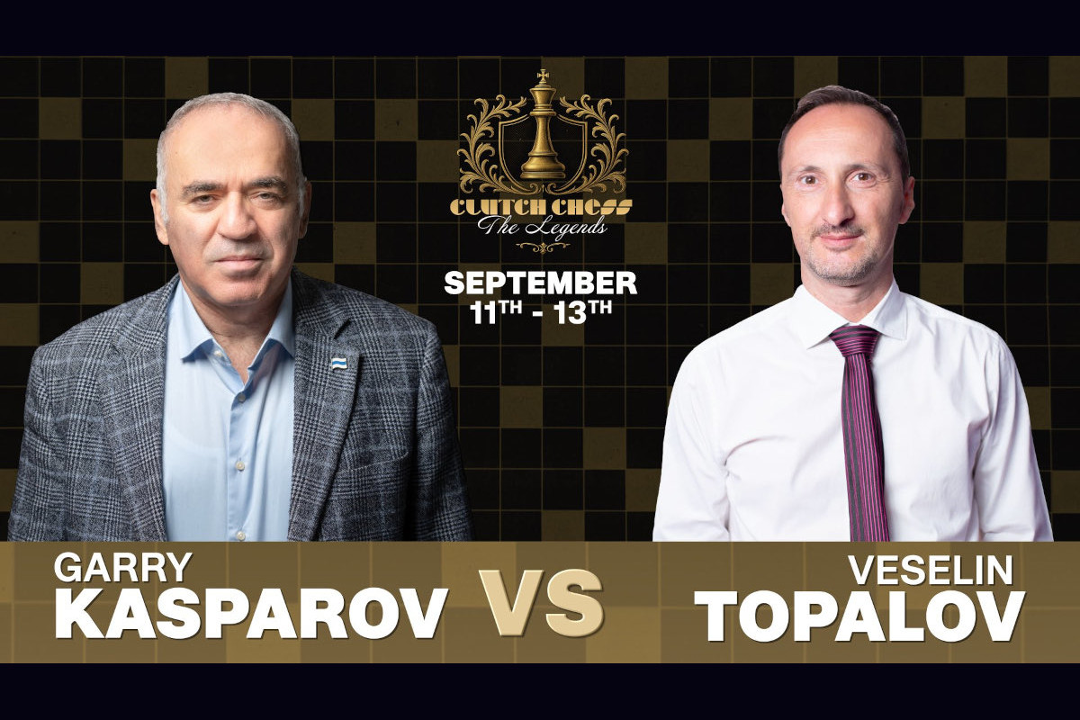 Chess news — Clutch Chess: Kasparov to face Topalov in 12-game chess960 match