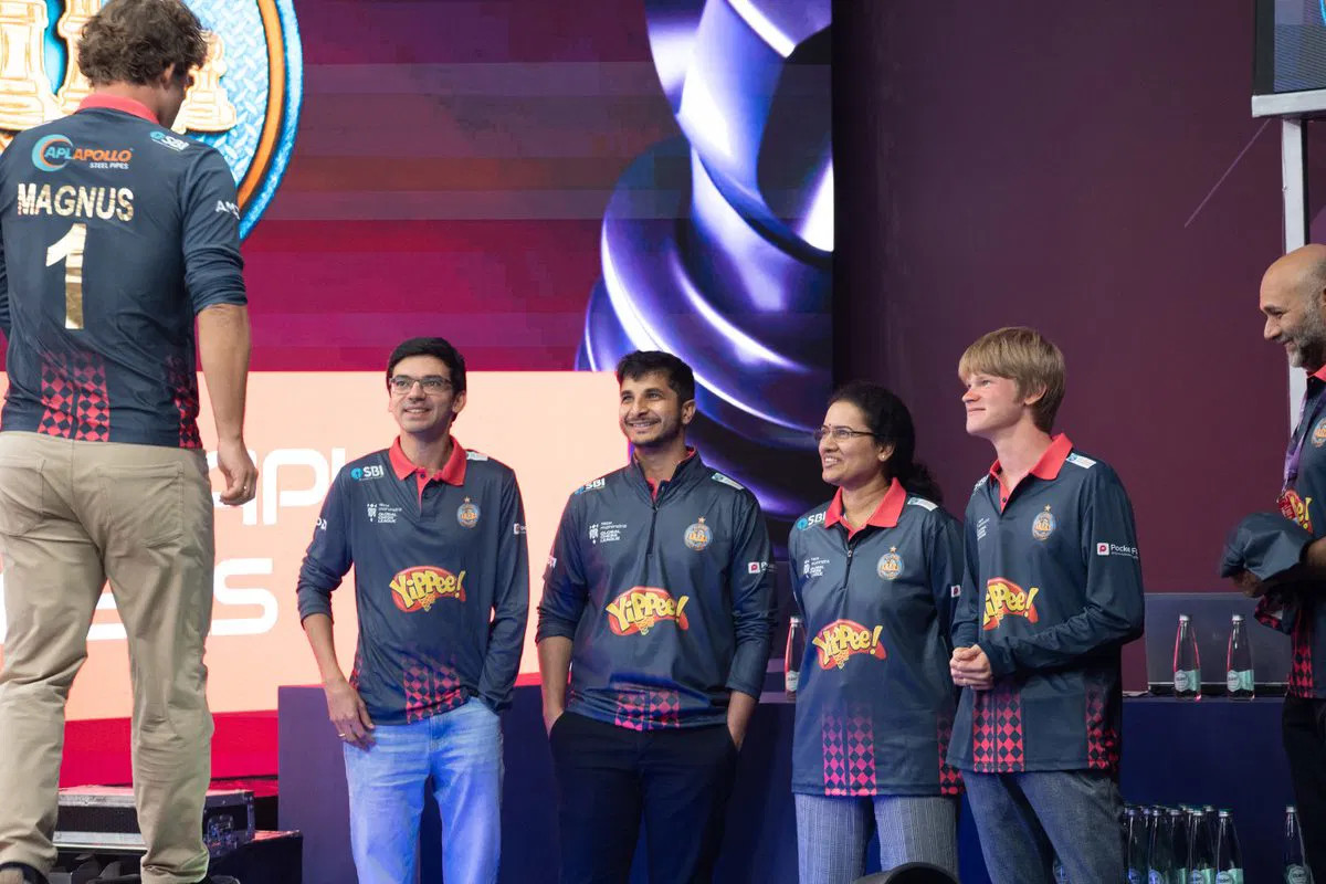Global Chess League: Pipers, Gambits and Grandmasters tied for first place