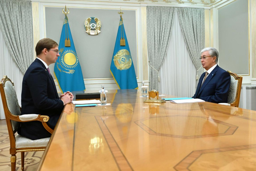 Kazakhstan's President Meets FIDE President to Discuss Chess Development