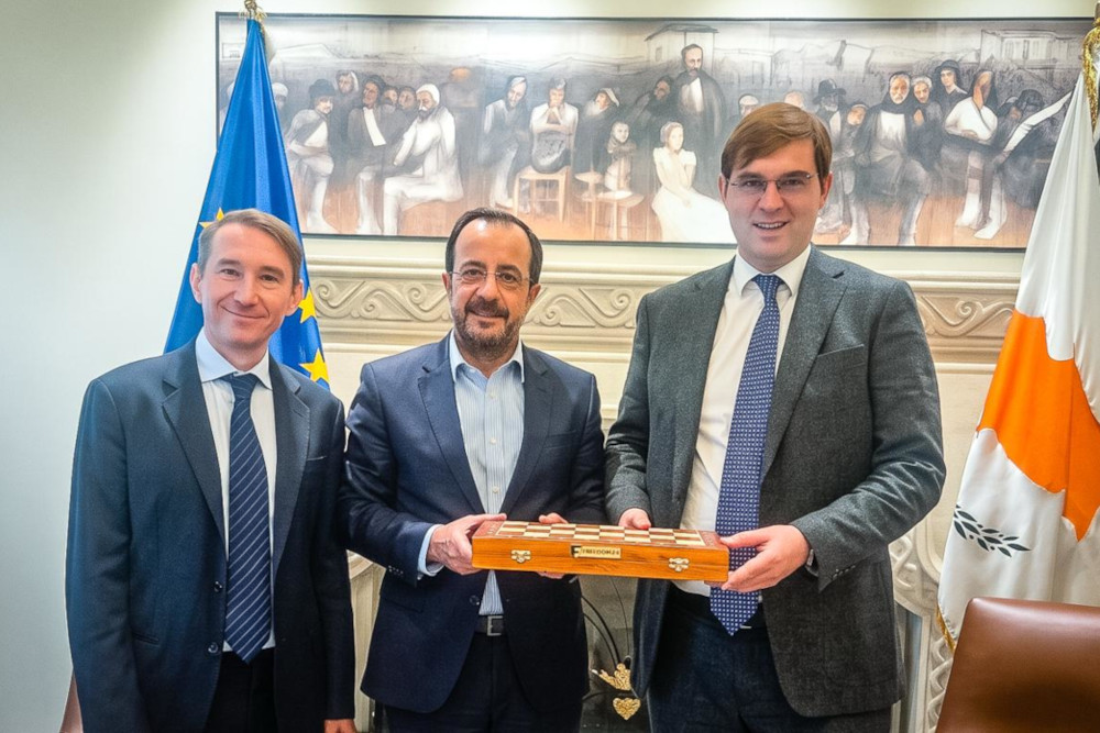 FIDE President Timur Turlov Discusses Chess Development with Cyprus President