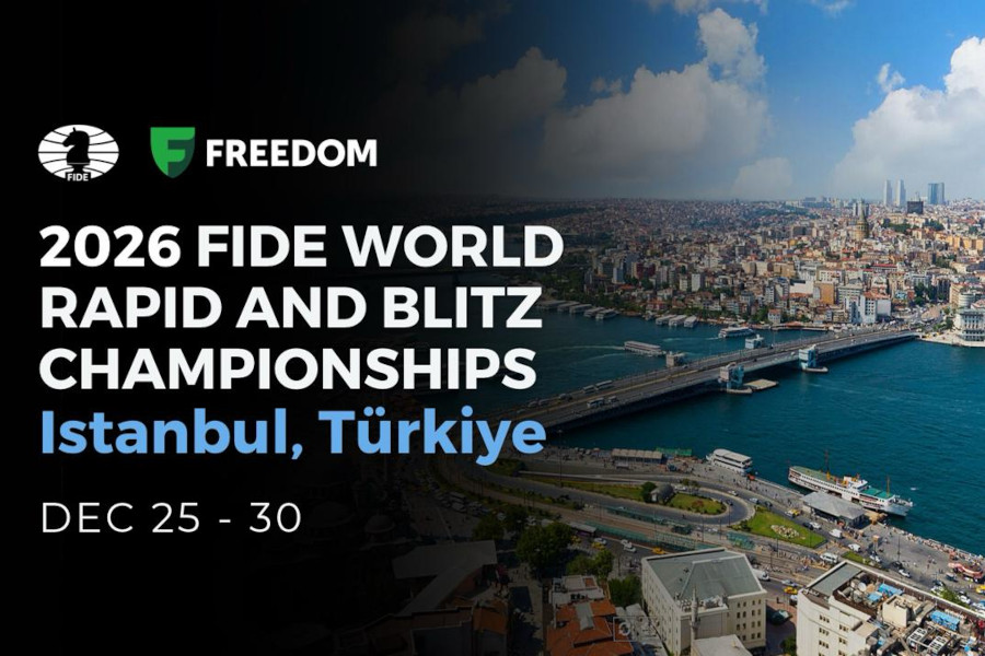 Istanbul to Host 2026 FIDE World Rapid and Blitz Championships