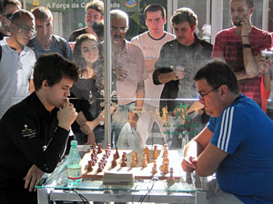 Magnus Carlsen vs Rafael Leitão - Festival da uva de 2014 