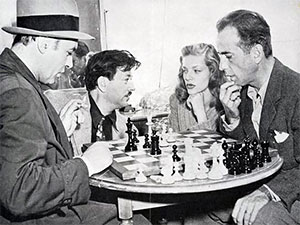 Movie stars playing chess